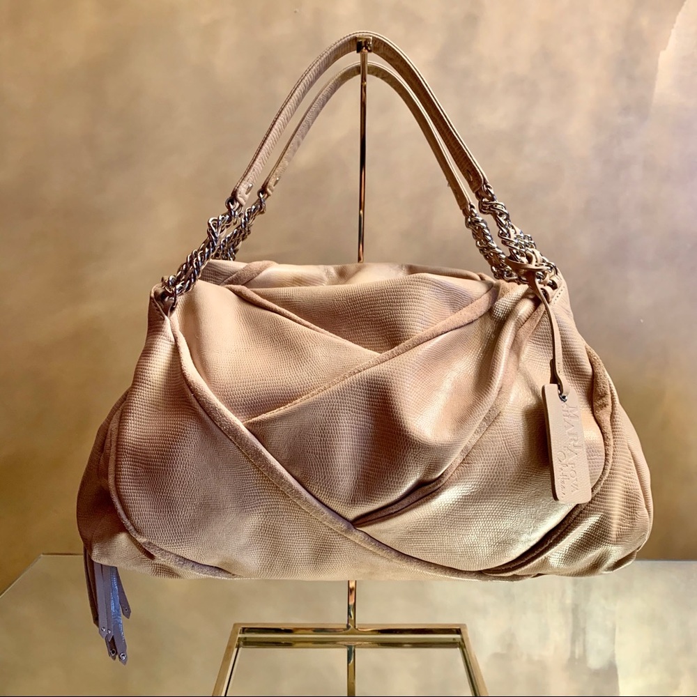 Cole Haan Maria Sharapova Snake Embossed Satchel